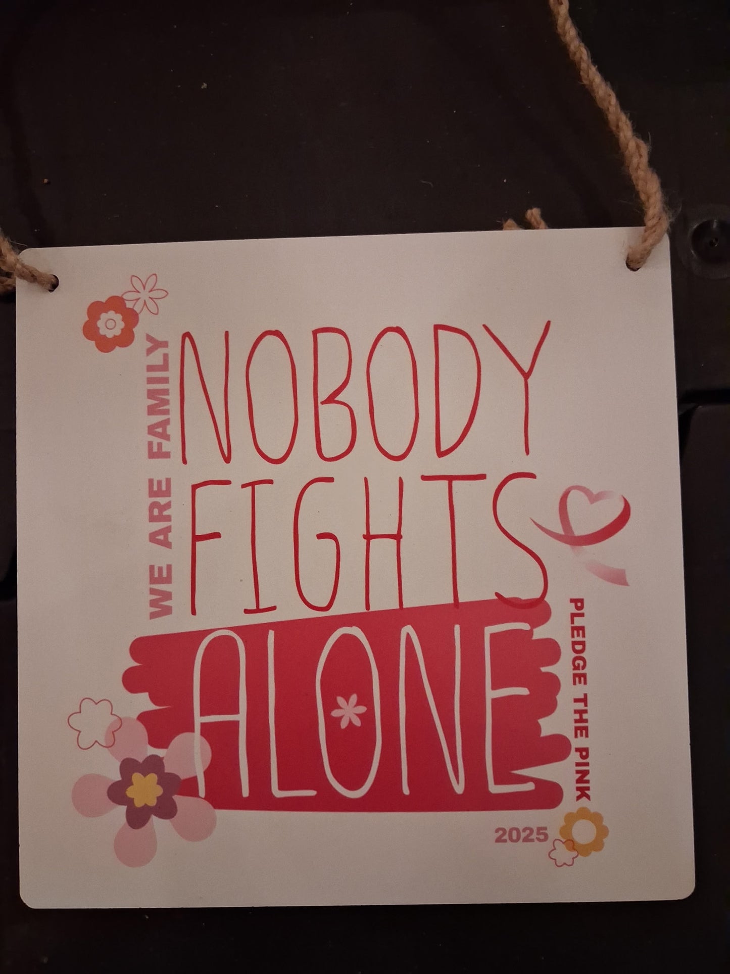 Survivor Inspirational Message plaque