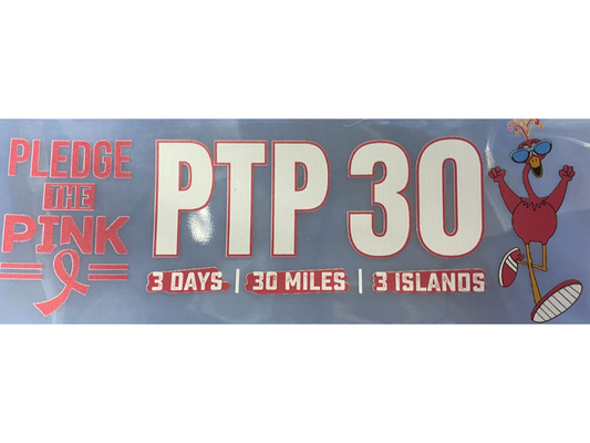 Pledge the Pink Car Decal