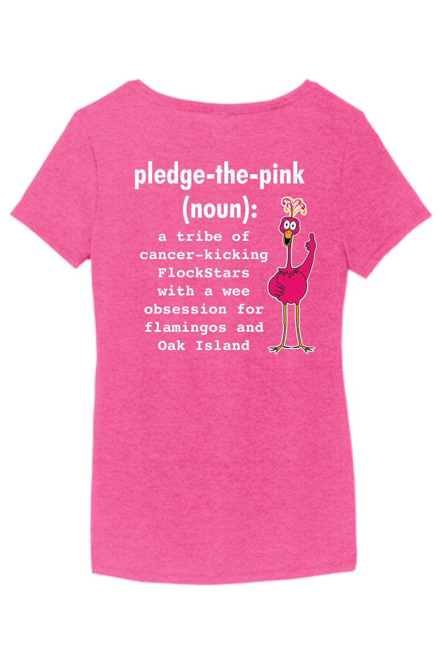 Pledge the Pink Definition V-neck